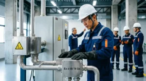 Engineer at a Saudi Arabia petrochemical site meeting IECEx certification requirements