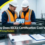 Factors affecting IECEx Certification cost including testing audits and documentation