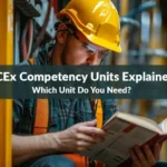 Technician comparing IECEx competency units to choose the right training path